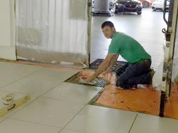 Floor Tile Installation